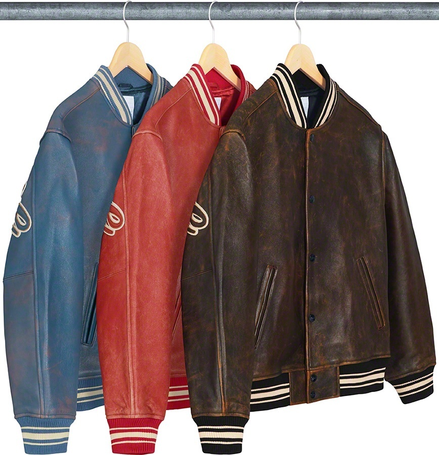 Leather Varsity Jacket